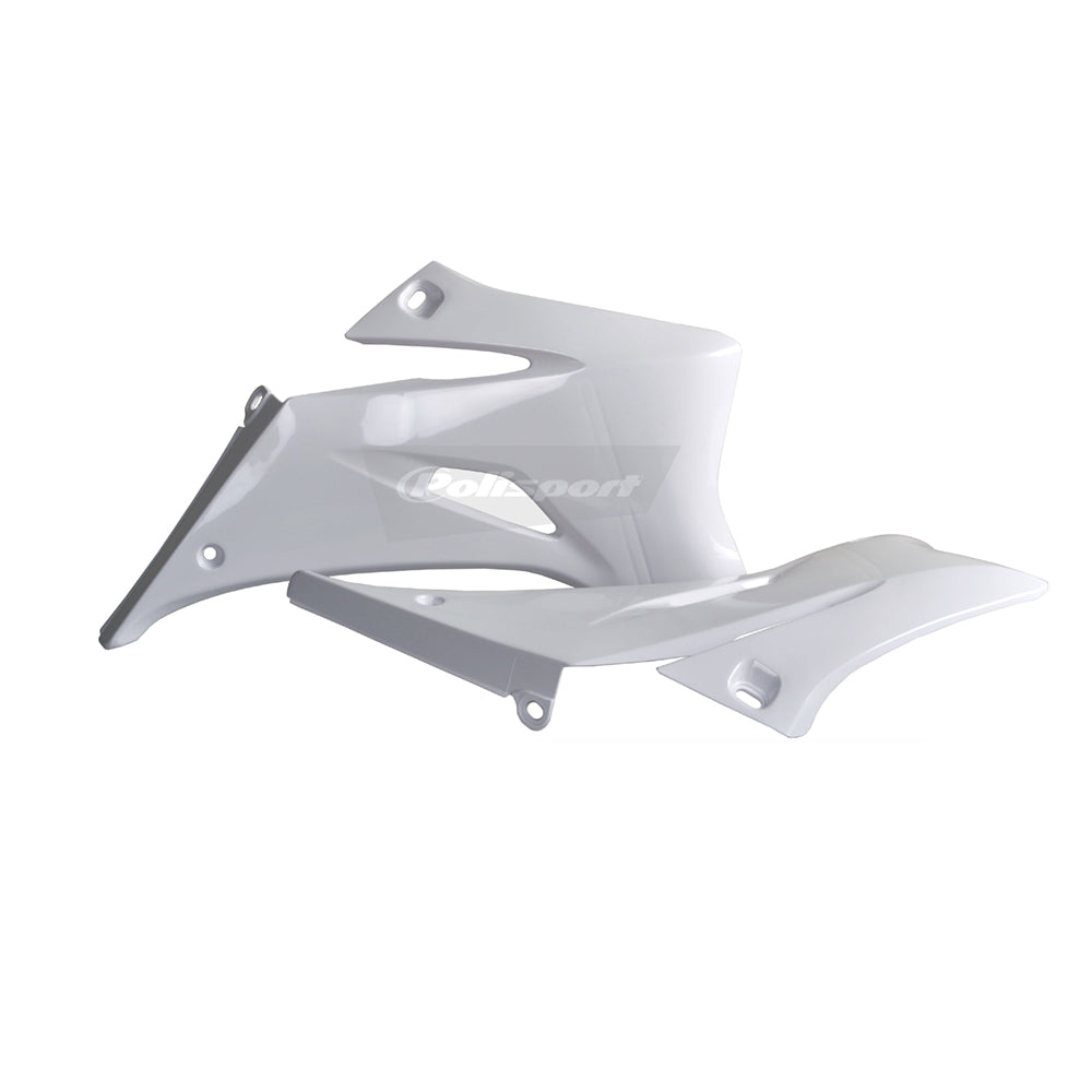 Polisport Rad Radiator Scoops Tank Panels For Yamaha YZ 450F White 2006-2009